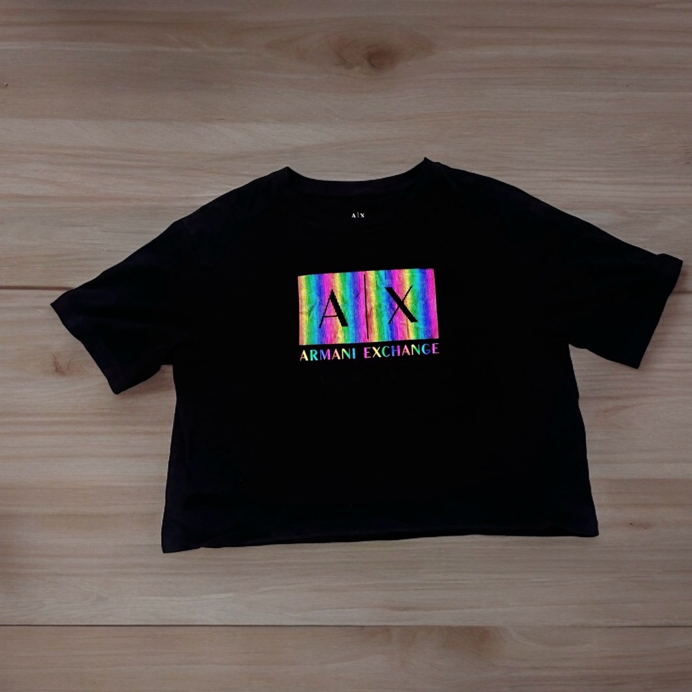 Armani Women T Shirt Color Black -Size M
